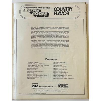 Country Songbooks lot Kenny Rogers Dobro Hits of the 80's Organs Piano Guitar