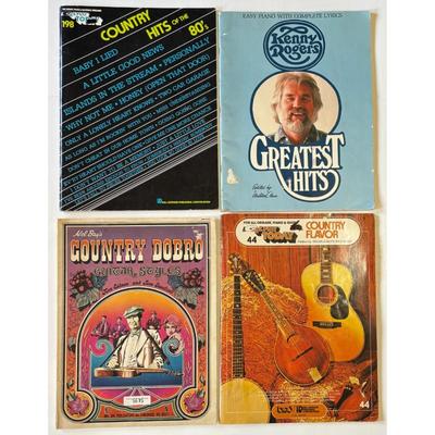 Country Songbooks lot Kenny Rogers Dobro Hits of the 80's Organs Piano Guitar