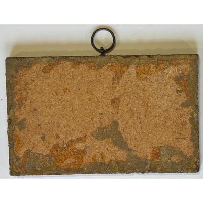 Vintage G. Harvey Mailboxes Wood Plaque Rural Rustic Country Americana Milk Can