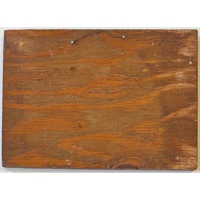 Vintage Farmer & Wife Pray For Rain Wood Plaque Farm Harvest Wooden Americana