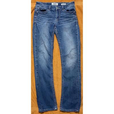 Daytrip Womens Size 27R Dark Wash Mid Rise Virgo Straight Leg Denim Jeans