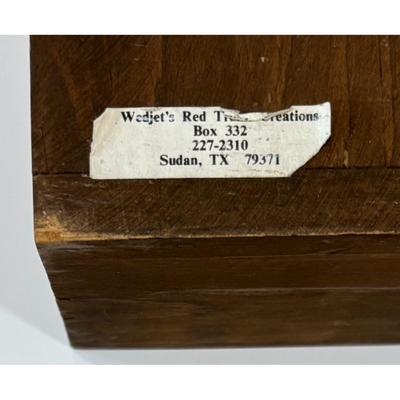 Vintage Sudan Texas Wood Hand Painted Glass Wall Art Barn Windmill Ready To Hang