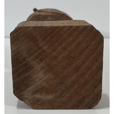 Vintage Hand Carved Wood Brown Bird Sculpture Wooden Art Home Decor Americana