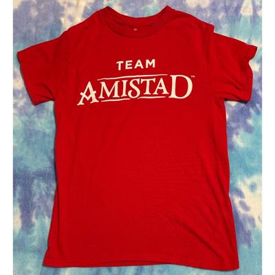 Ron Clark Academy Team Amistad Red & White Small Size S T-Shirt