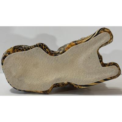 La Vie Safari Ceramic African Lion Figurine Black Gold Africa King of Jungle