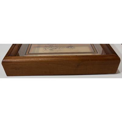 Vintage Windmill Wall Art Wood Glass Rustic Western Southwestern Farm Brown