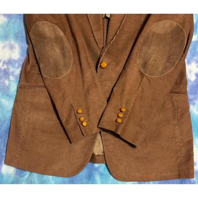 Vintage Mesquite By Niver Brown Corduroy 42R Blazer Fort Worth Texas Western