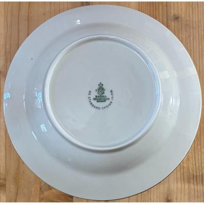 6 Vintage Tirschenreuth Bavaria Germany Ceramic Soup Bowls 17/TIR Black White