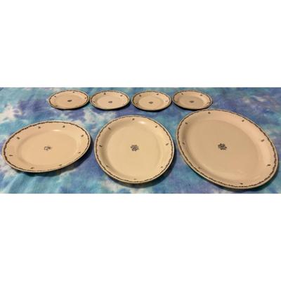 Vintage Tirschenreuth Bavaria Germany Ceramic Platters & Plates 17/TIR