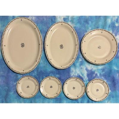 Vintage Tirschenreuth Bavaria Germany Ceramic Platters & Plates 17/TIR