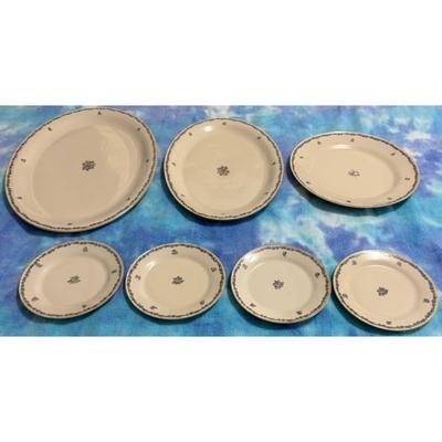 Vintage Tirschenreuth Bavaria Germany Ceramic Platters & Plates 17/TIR