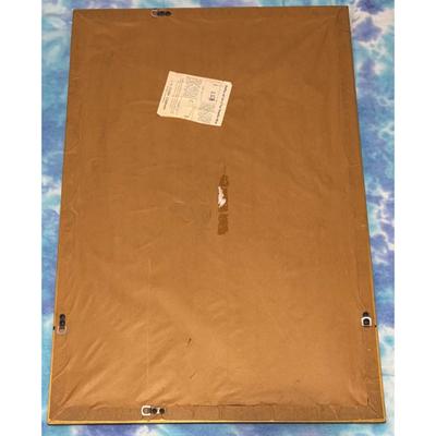 Vintage J.A. Olson Company Permaflect Oblong Mirror E77 Rectangle