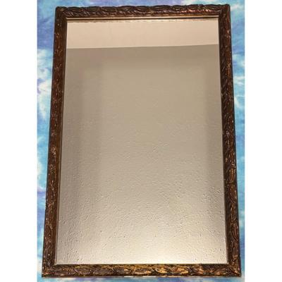 Vintage J.A. Olson Company Permaflect Oblong Mirror E77 Rectangle