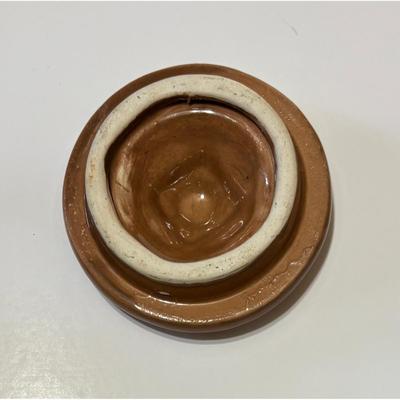 Vintage House Of Webster Ceramics Brown Barrel Eastland, Texas Southwestern