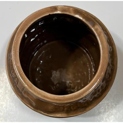 Vintage House Of Webster Ceramics Brown Barrel Eastland, Texas Southwestern