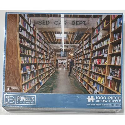 Powell's City of Books The Blue Room at Burnside 1000 Piece Jigsaw Puzzle NEW