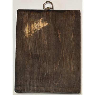 Vintage Grandparents' Creed Wood Plaque Wooden Wall Decor Sunflowers Floral