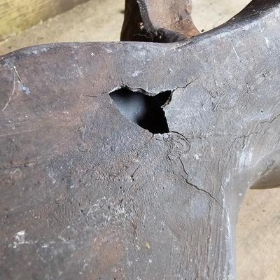 Cast Resin Playful Puppy Yard Art (G-JS)