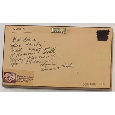 Vintage 1986 Framed Scherenschnitte Scissor Art Designs Boy Girl Toy Horses