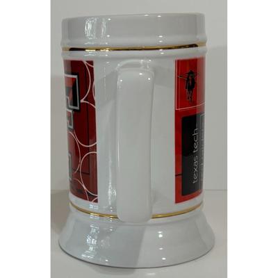 Vintage Texas Tech Red Raiders Ceramic Mug Made In Thailand NCAA Lubbock Horse