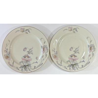 6 Vintage Epiag Pastelle Dinner Plates Floral Flowers Czechoslovakia & Germany