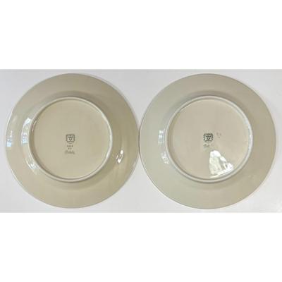 6 Vintage Epiag Pastelle Dinner Plates Floral Flowers Czechoslovakia & Germany