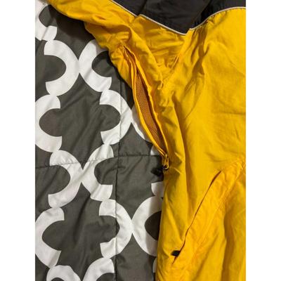 Gerry 2XL Yellow & Grey Hooded Winter Coat Made In Bangladesh Hoodie RN 15101