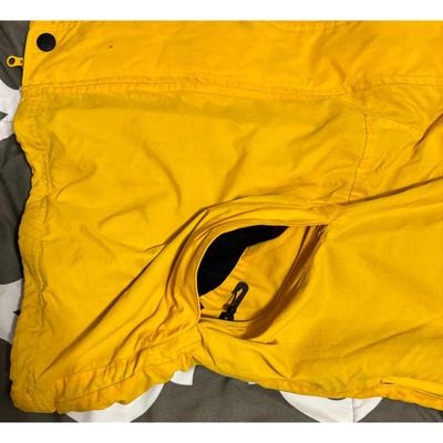 Gerry 2XL Yellow & Grey Hooded Winter Coat Made In Bangladesh Hoodie RN 15101