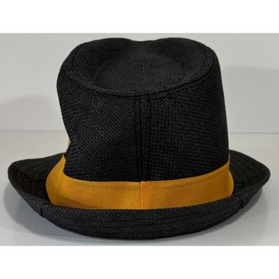 Carnival Cruises Players Club Ultra 100% Paper Fedora Hat Grey Orange White B