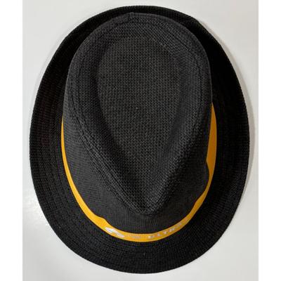 Carnival Cruises Players Club Ultra 100% Paper Fedora Hat Grey Orange White B