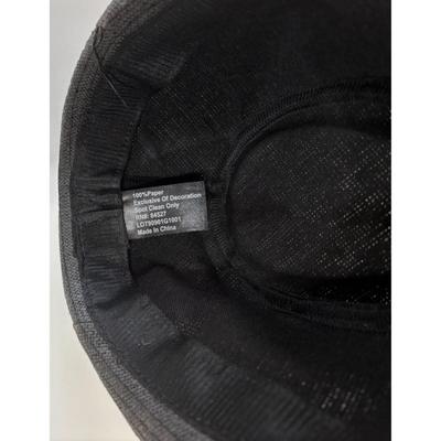 Carnival Cruises Players Club Ultra 100% Paper Fedora Hat Grey Orange White B