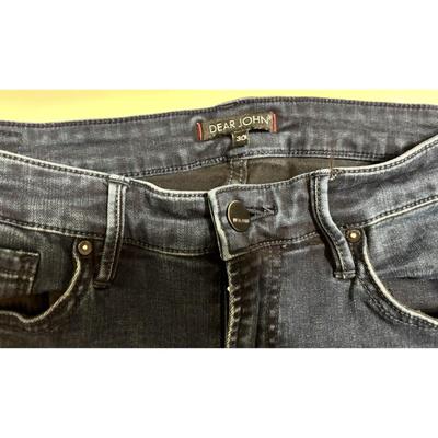 Dear John 30" Waist Bootcut Flare Denim Dark Blue Jeans RN #142819