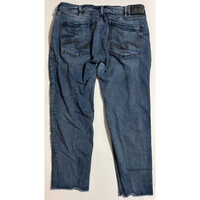 Silver Jeans Co. Sam Denim Blue Jeans Distressed W33 / L25