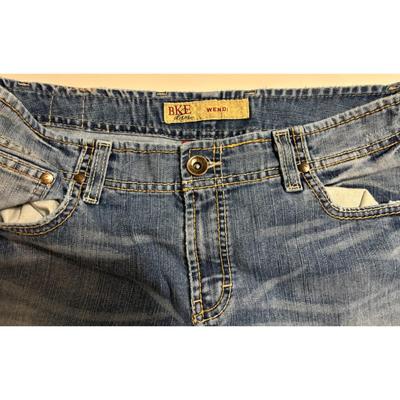 BKE Stretch Denim Capri Blue Jeans 32 Wendi Style # BKL1736