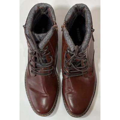 Steve Madden Stolie Men's 12 Brown Zipper Boots
