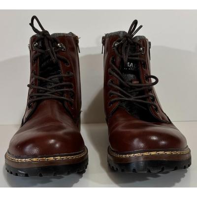 Steve Madden Stolie Men's 12 Brown Zipper Boots