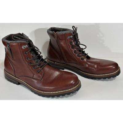 Steve Madden Stolie Men's 12 Brown Zipper Boots