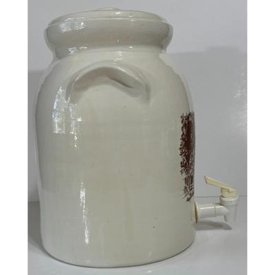 Vintage Ceramic Water / Drink Dispenser Jug Barn Farm Americana w/ Handles