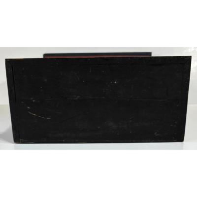 Vintage Handmade Hand Painted Wooden Medicine Cabinet Apples Farm Americana