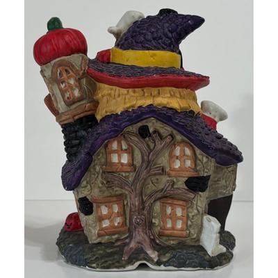 Ceramic Big Pot Restaurant Haunted House Halloween Decoration Witch Cat Pumpkin