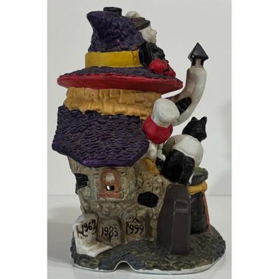 Ceramic Big Pot Restaurant Haunted House Halloween Decoration Witch Cat Pumpkin