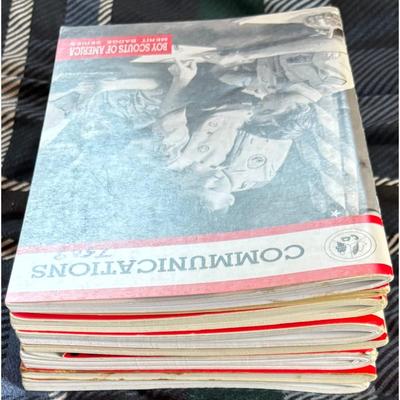 8 Boy Scouts BSA Merit Badge Books: Space Exploration, First Aid, Computers