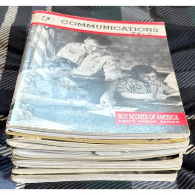 8 Boy Scouts BSA Merit Badge Books: Space Exploration, First Aid, Computers