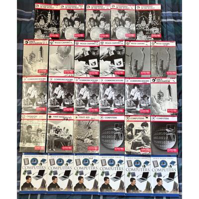 29 Boy Scouts BSA Merit Badge Books: Chemistry, Computers, Wood Carving, Space