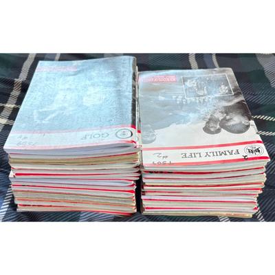 34 Boy Scouts BSA Merit Badge Books: Reading, Cooking, Fishing, Canoeing, Golf