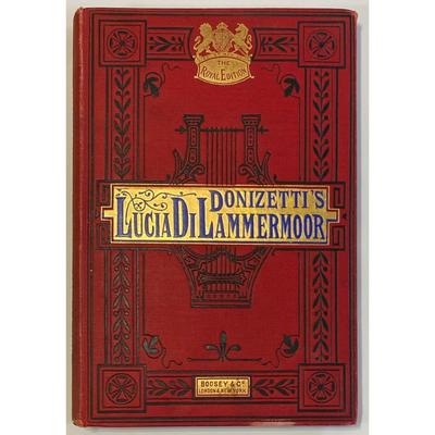 Antique Donizetti's Lucia Lammermoor By Charles Lamb Kenney hardcover