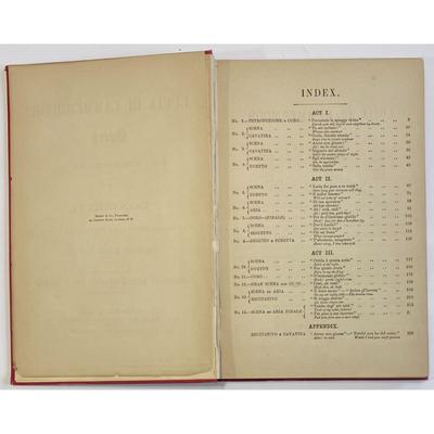 Antique Donizetti's Lucia Lammermoor By Charles Lamb Kenney hardcover