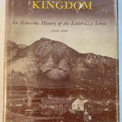 Vintage Great Basin Kingdom: Latter-Day Saints By Leonard J. Arrington 1958 HCDJ