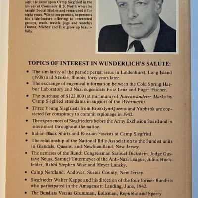 Vintage Wunderlich's Salute By Marvin D. Miller 1983 softcover