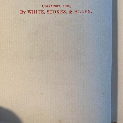 Antique Cap and Bells By Samuel Minturn Peck 1886 hardcover